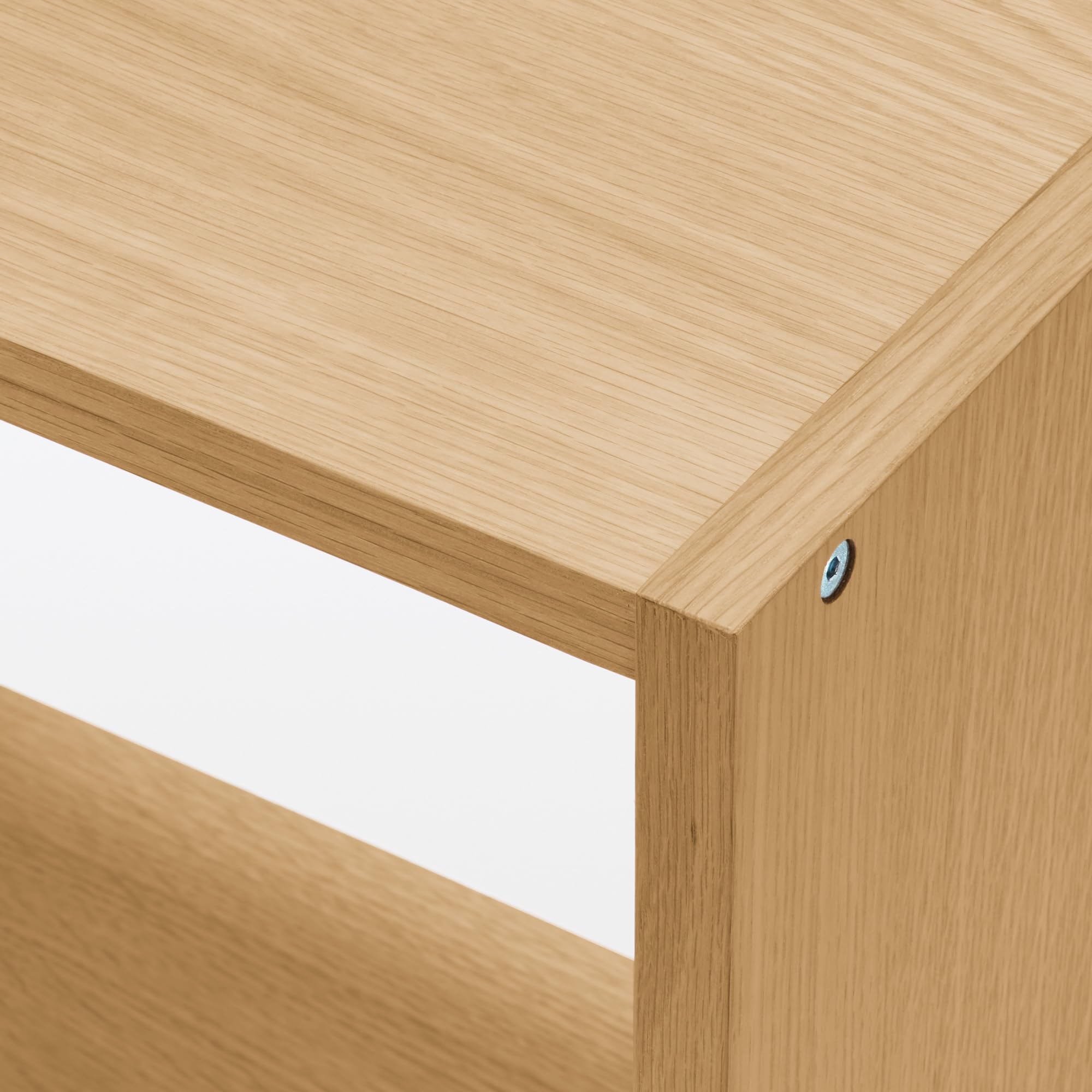 Amazon｜無印良品 スタッキングシェルフセット・5段・オーク材 幅122